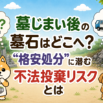 墓じまい後の墓石はどこへ？ “格安処分”に潜む不法投棄リスクとは