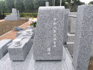 南柏霊園 2026年7月施工事例「シンプルで長く安心してお参りできるお墓を」3