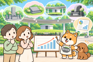 10年間のデータから見える八柱霊園のお墓選びの変化